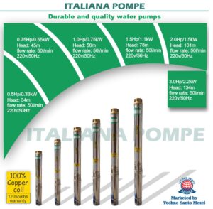 Italiana Pompe Submersible pumps