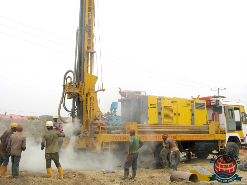 Borehole drilling process