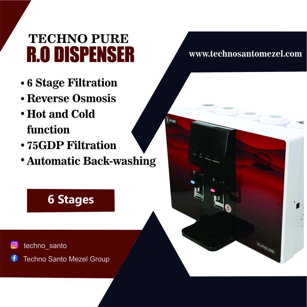 Experience the Techno-Pure Revolution: Why R.O. Dispenser is an Essential Must-Have for Every Home, Office, and More.