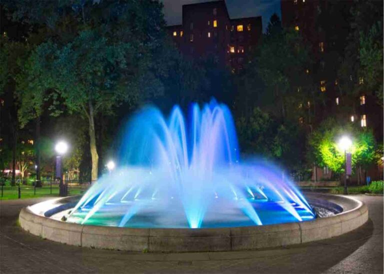 Water Fountain Design and Construction lighting