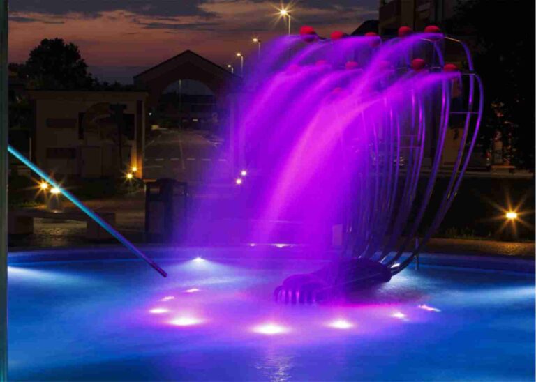 Water Fountain Design and Construction lighting3