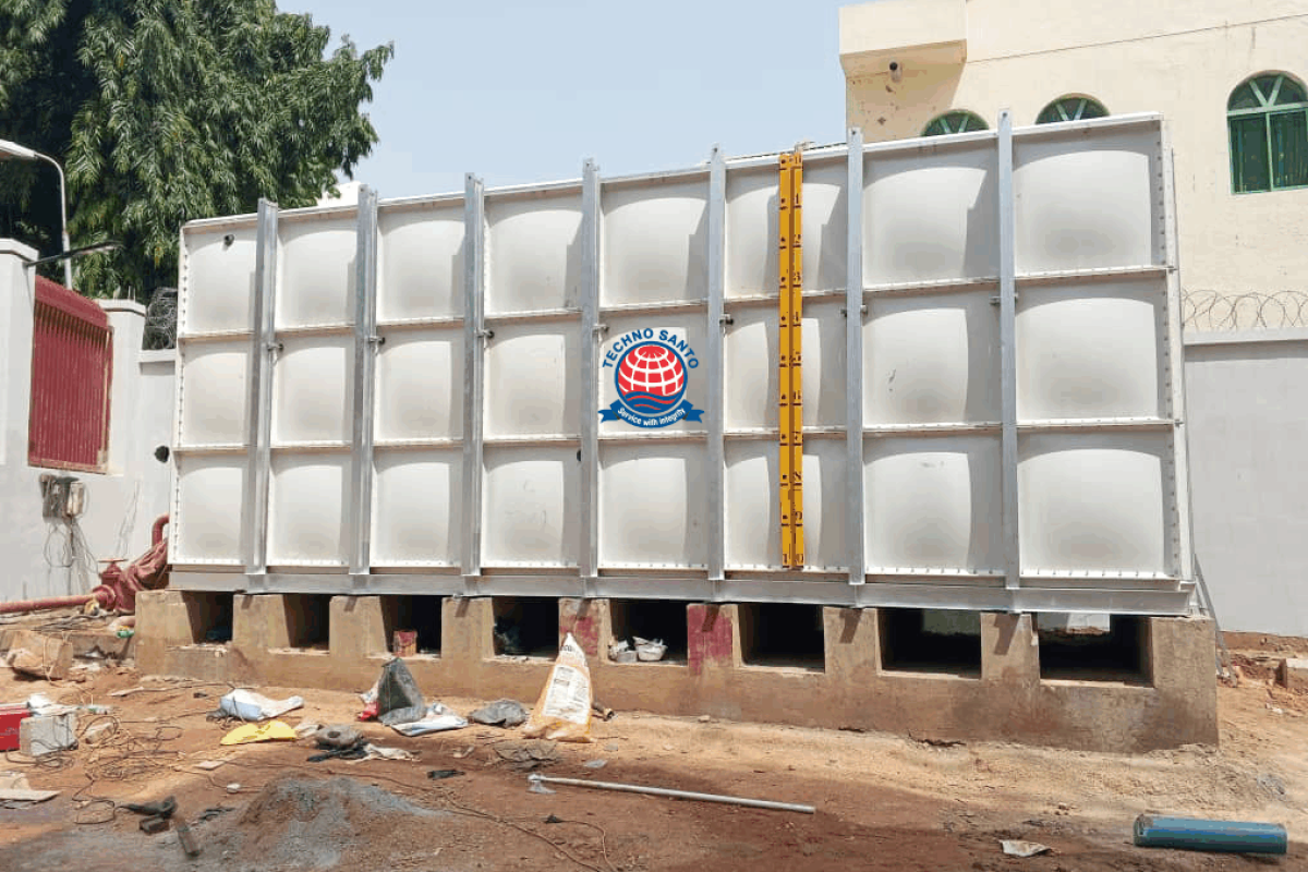 72,000ltrs fibre tank installed by techno santo mezel